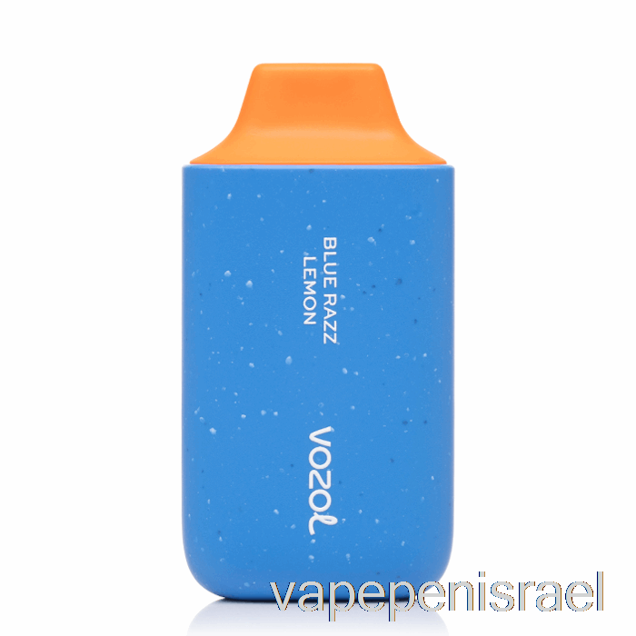חד פעמי Vape Israel Vozol Star 6000 חד פעמי כחול Razz לימון